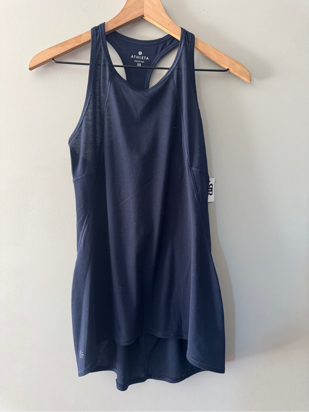 Athleta Navy Blue Racerback Workout Tank